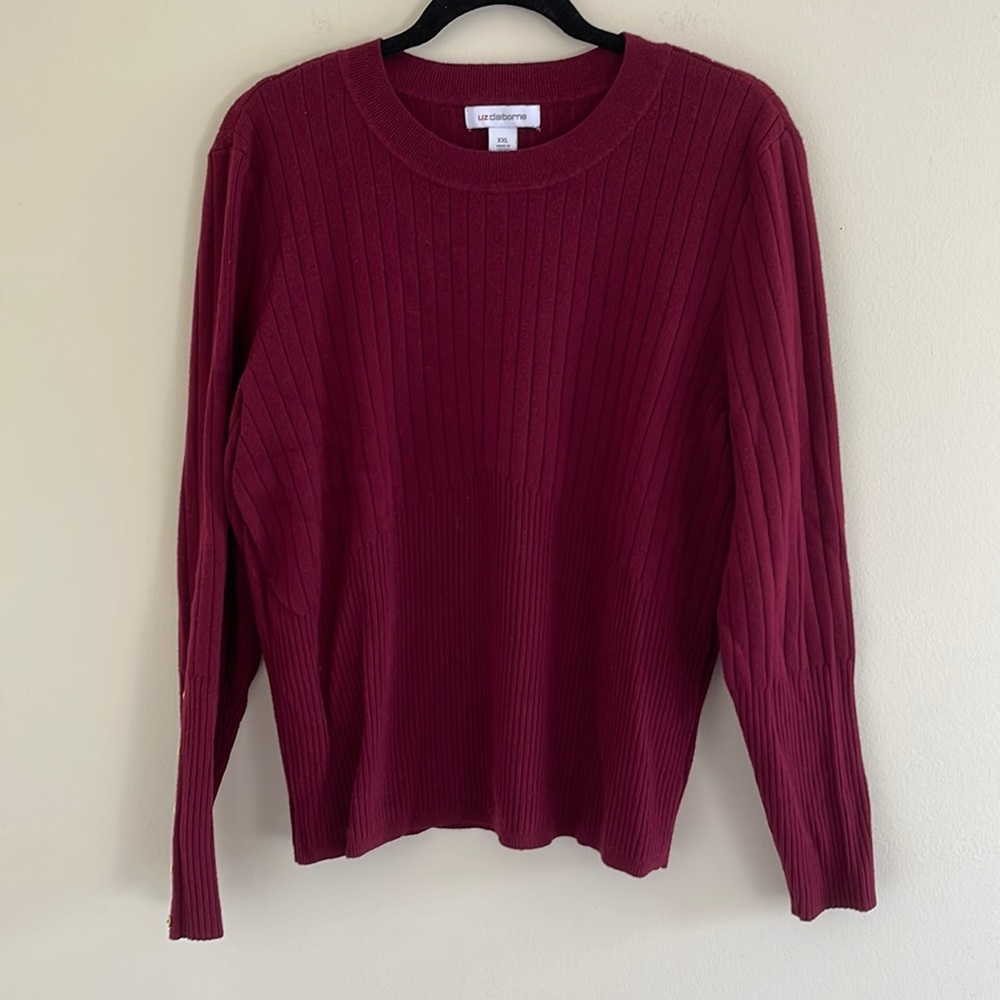 Liz Claiborne Red Sweater!